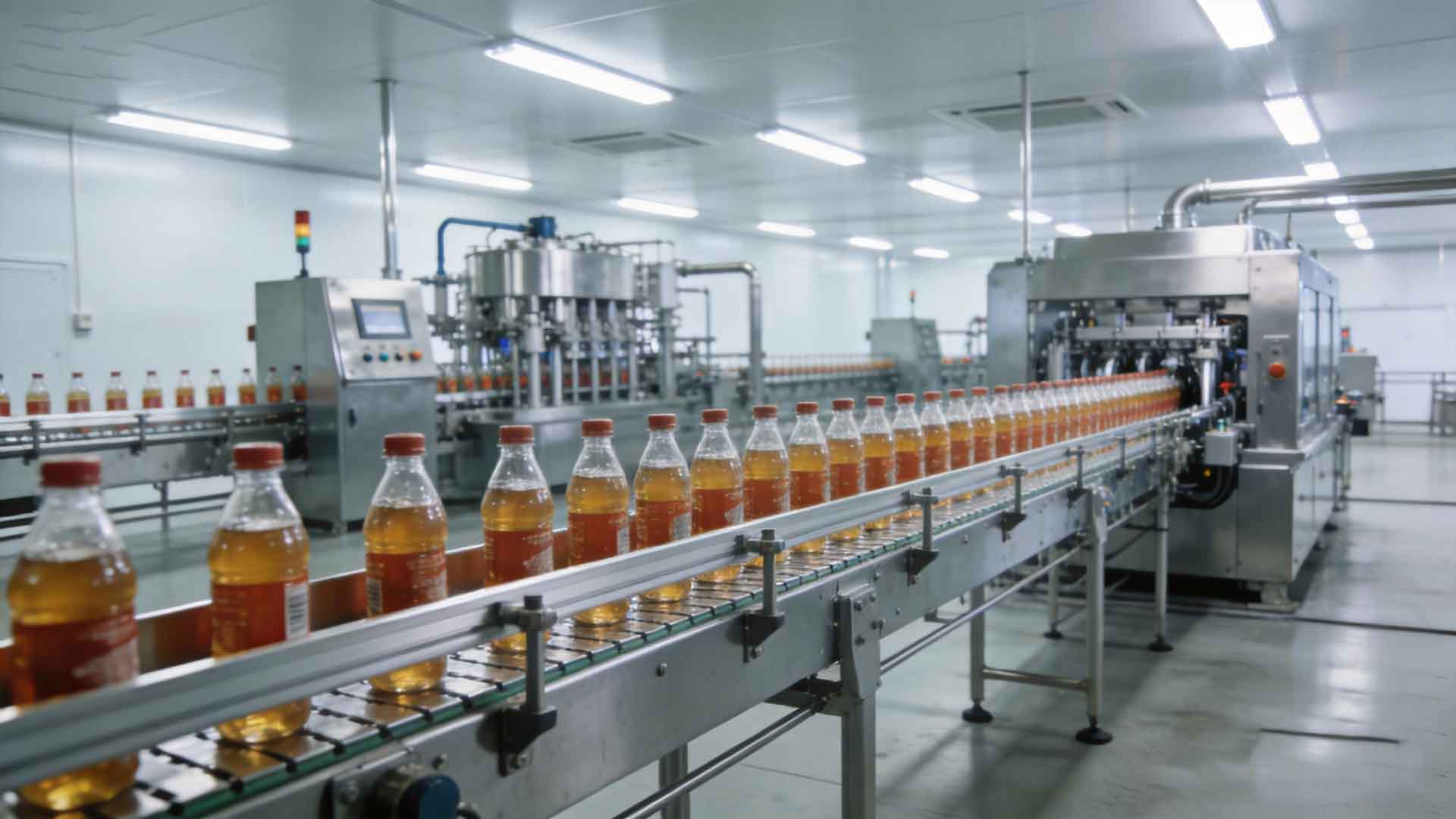 饮料行业智能灌装生产线解决方案（瓶装饮料整线）